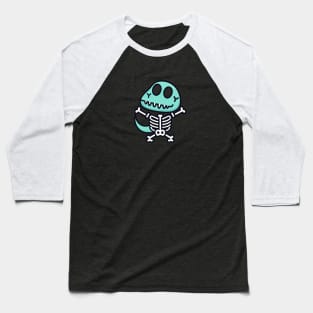 Skeleton dinosaur funny cartoon Baseball T-Shirt